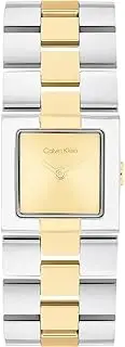 [Calvin Klein] CK Meridian Stainless Steel & IP Thin Gold Steel Thin Gold Dial Women's Watch