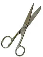 1 Each - Fabric Cutting Heavy Duty Scissors 6" Total Length - Stainless Steel