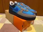 Nike Sneakers Shoes Air Force 1 Stash One Grey Blue Men's US10.5 / JP28.5 NEW