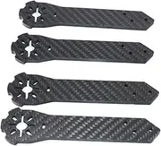 FPV X220 4mm Arm Kit Pure Carbon Fiber Frame Accessories FPV Quadcopter RC Drone Quadcopter Frame Arms (Size : 4 pcs 4mm Arm)