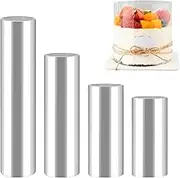 Songholee 4 PCS Acetate Cake Collars,Acetate Sheets, 8*10*15*20 Cm*5 Meters Acetate for Cakes, Baking Acetate Sheets, Acetato Para Pasteles, Cake Decoration, For Chocolate, Cake Mousse, Baking