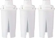 Replacement Water Filters for Water Pitchers Compatible with Brita - 3-Pack