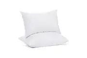 Hacienda 100% Cotton Pillow Cover With Poly Fill Hypoallergenic Antibacterial 2 Pack Pillow Cases