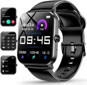 Smart Watch, 1.85" Smartwatch for Men Women (Answer/Make Call), Heart Rate, Slee