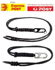 2x Paracord Keychain Lanyard Buckle High Strength Parachute Cord Key Ring