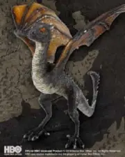 GAME OF THRONES DAENERYS TARGARYEN DROGON FIGURE BABY DRAGON SCULPTURE STATUE