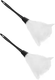 BCOATH Halloween Maid Duster Set 2pcs Handmade Duster Maid Outfit for Party Decorative Maid Duster for Costumes