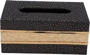 Alipis Stylish Leather Tissue Box Napkin Storage Container Home Decor Vintage Chinese Design