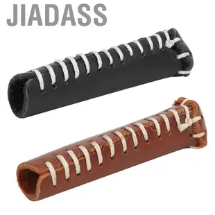 Jiadass 斯諾克球桿頭套易於使用撞球皮革球桿保護器專業適合室內運動用品配件