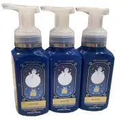 3 Bath & Body Works WINTER Gentle Foaming Hand Soap 8.75 oz Blue Snowman Bottle