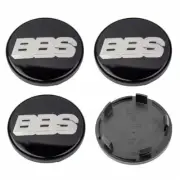 ✅ BBS Black/Silver Wheel Cap Set 70,6mm FREE SHIPPING ✅