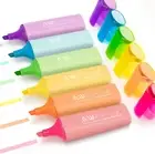 - Classic Pastel Chisel Tip Highlighters - 6 Pack