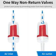 Aquarium Check Valve, One Way Non Return Valvefor 3/16 Inch Airline Tubing,10pcs