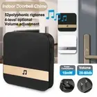 1080P Wireless Smart Door Bell IR Security Camera Video Cam Intercom Silver