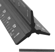 1 Pack Architect Ruler 12 Inch Drafting Scale Ruler Triangle Architectural Ruler