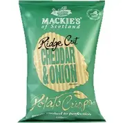 在飛比找蝦皮購物優惠-蘇格蘭 MACKIE'S魔脆波浪洋芋片150g(切達起司洋蔥
