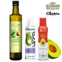 在飛比找momo購物網優惠-【Olivado】紐西蘭原裝進口酪梨油1瓶+噴霧式酪梨油-香