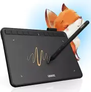 UGEE Drawing Tablet S640 Digital Graphics Pad with Battery-Free Stylus Tilt Func