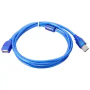 One Premium 1.5m USB 2.0 Type A Male to Female Extension Cable Adapter in Blue