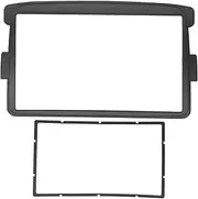 2 DIN Console Center Audio DVD Navigation Panel Frame Radio Installation Fit for Duster 2012 2014 Professional Manufacturing Protects DVD Navigation Panel from Scratches Makes