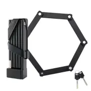 Folding Bike Lock, Bicycle Lock Heavy Duty Anti Theft, Bike Locks with