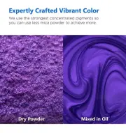 Maddie Rae's Slime Purple Pearl Mica Powder For Slime, Soapmaking, Bath Bombs