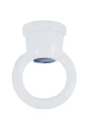 B&P Lamp 7/8" Diameter Cast Loop With White Finish