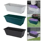 2x Window Box Planter Rectangle Organizer Decoration Plant Containers Planter