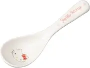 Kaneshotouki 365115 Hello Kitty Lotus Lotus Children's Dishware, Dishwasher-Safe, Cutlery 5.5 inches (14 cm), Pink Heart Made in Japan