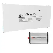 1* VoltX 12V 100Ah Lithium Battery LFP 1* VoltX 12V 2KW Pure Sine Wave Inverter