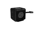 Design Nest Allocacoc Multiport Quick Charging PowerCube AU NZ Plug Socket Black