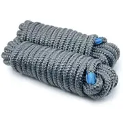 Premium Nylon Boat Dock Lines for Docking 1/2'' x 20' | Double Braided Marine Ro