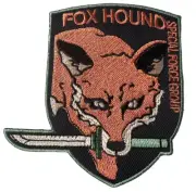 Fox Hound Special Force Group Patch Iron On Embroidered Military 2.5" x 3.5" NEW