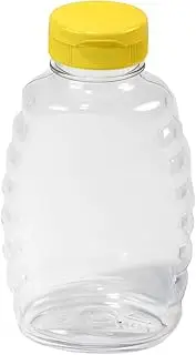 Little Giant Farm & Ag SKEP16 Little Giant Plastic Honey Jar (Case of 12), 16 oz