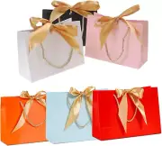 Small Gift Bags - Gift Bags with Handles in Bulk, Waterproof Colorful Paper Part