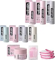 [Helloskin] Complete Skincare Kit | Includes Face Cleanser, Anti Acne Serum, Hyaluronic Acid Serum, Vitamin C Serum, Retinol Serum, Face Moisturiser, Body Moisturiser, Makeup Remover Puffs, Gloves, & Clay Mask