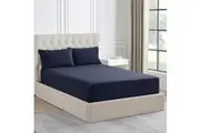 Ddecor Home 1500 Thread count Premium Cotton Blend Combo Set Indigo