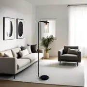 Raymont Floor Lamp in Black