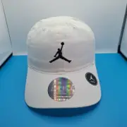 Nike Air Jordan Jumpman Strapback Adjustable Cap Hat White Size Youth Cotton