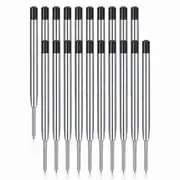 Black Ballpoint Pen Refills Medium Point Compatible For Parker Pen - 20pcs