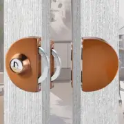 Effortless Operation Smooth Sliding Glass Door Lock for Max 60mm Doors