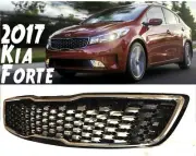 FRONT BUMPER CHROME MESH GRILLE UPPER RADIATOR GRILL CENTER FOR FORTE 2017 2018