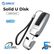 ORICO USSD Solid State U Disk 520MB/S Pen Drive Metal USB Flash Drive Type C
