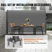 Retractable Side Awning 160x300cm Outdoor Privacy Screen Waterproof UV30
