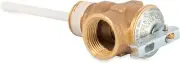 Camco 10473 T&P Relief Valve with Extension Probe & Lever – Brass Body