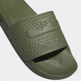 【adidas 愛迪達】拖鞋 男鞋 女鞋 運動 SHMOOFOIL SLIDE 綠 IG5255