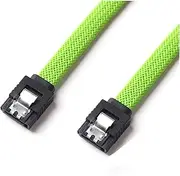1pcs/3pcs 50cm Sata3 7pin Data Cables 6gb/s Ssd Cable HDD Hard Disk Drive Cord Line with Nylon Braid Red Color Sleeved(1m 1PCS,4)