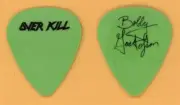 Over Kill Bobby Gustafson Vintage Guitar Pick - 1988 Under the Influence Tour