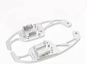 Car Steering Wheel Shift Paddles for Golf 5 6 MK6 GTI R Jetta MK5 Passat B6 B7 Polo T&iguan Car Steering Wheel Shift Paddle Cover Shift Extension Rodd HTEOPOEKFR(Silver)