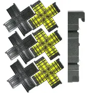 3pc1971 Aurora AFX Speed-Lok HO Slot Car 90 DEGREE INTERSECTION 4-WAY 2523 BULK